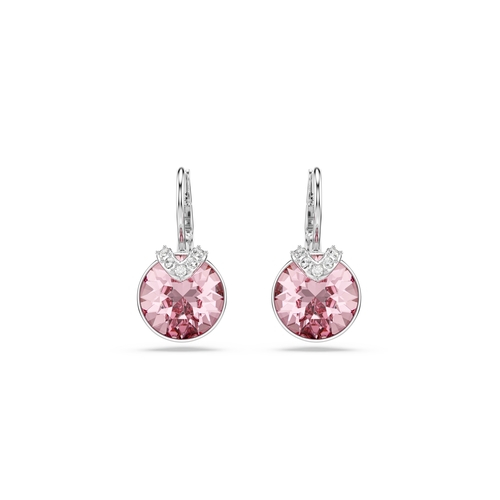 rózsaszín köves swarovski fülbevaló