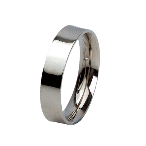 14 karátos fehérarany karikagyűrű 5mm