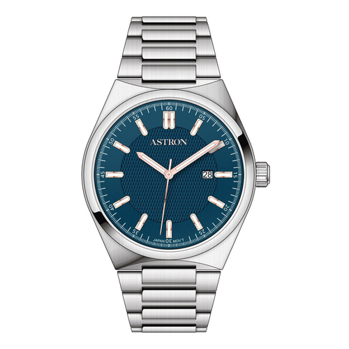 elegáns, acél Astron óra