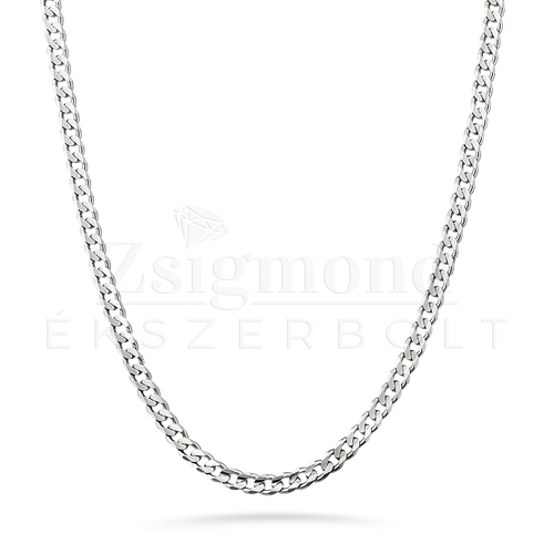 925 ezüst tömör férfi panzer lánc