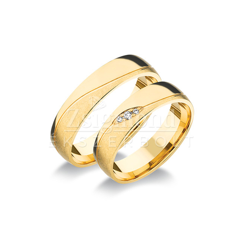 14 karátos arany karikagyűrű R133