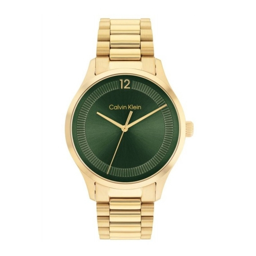 calvin klein férfi karóra, acél, sárga, zöld, 25200229