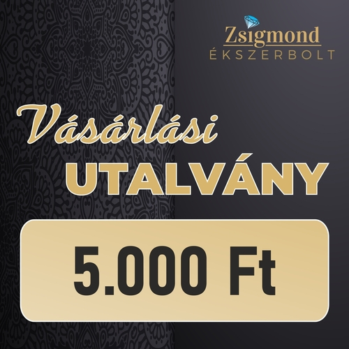 Vásárlási utalvány 5.000 Ft értékben