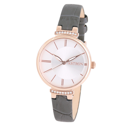 szürke bőr szíjas astron óra