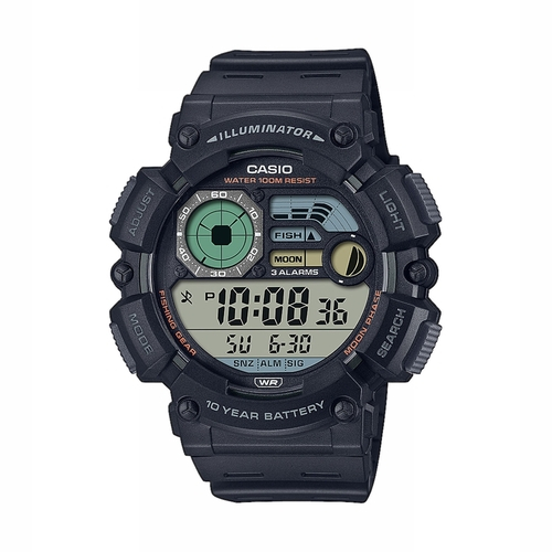 casio sportos karóra horgász funkcióval, WS-1500H-1AVEF