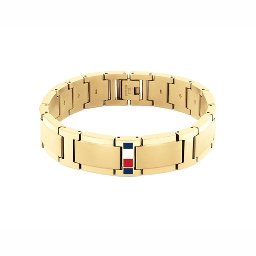 tommy hilfiger arany színű férfi karkötő
