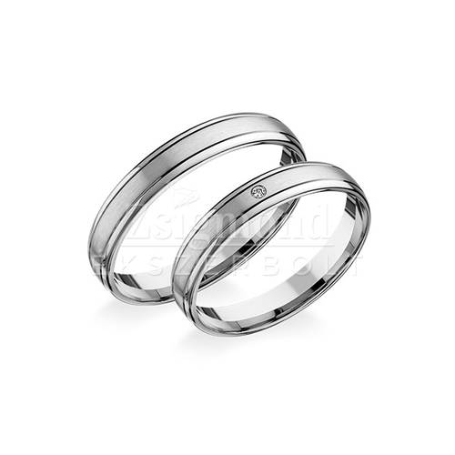 14 karátos fehérarany karikagyűrű RA418F