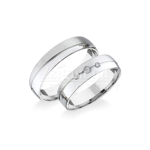 14 karátos fehérarany karikagyűrű RA522F