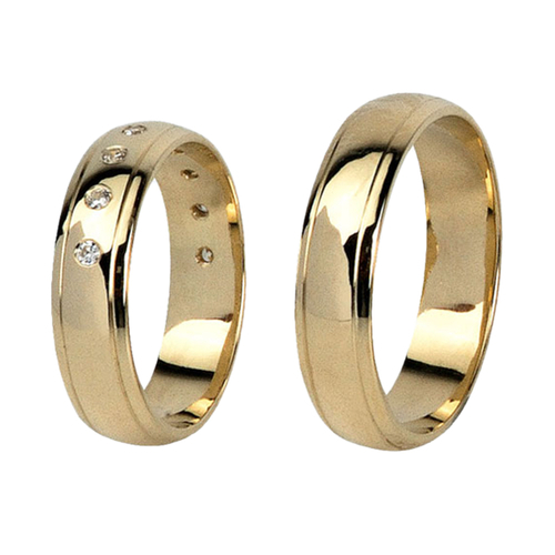 14 karátos arany karikagyűrű K100S