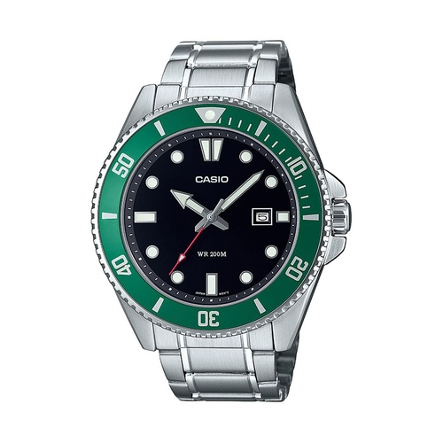 casio búvár óra, koronazárral, MVD-107D-3AVEF