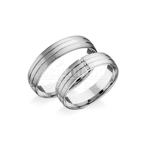 14 karátos fehérarany karikagyűrű RA515F