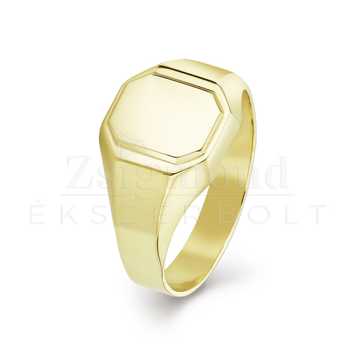 14 karátos arany unisex pecsétgyűrű (AU9728)