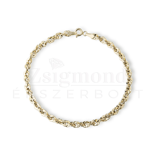 14K sárga arany extra wales karkötő
