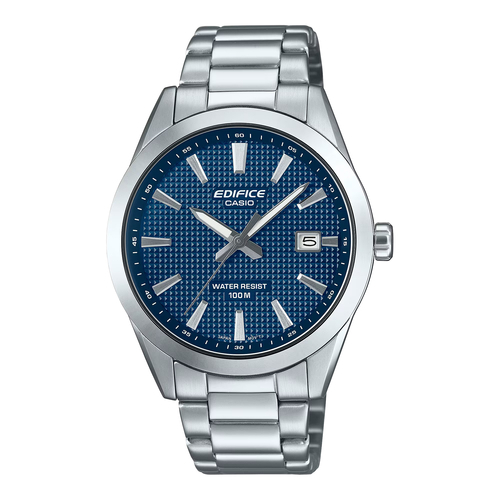 kék számlapos casio edifice karóra