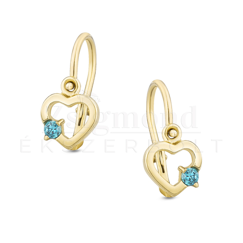 14 karátos arany gyerek fülbevaló (AU13857)