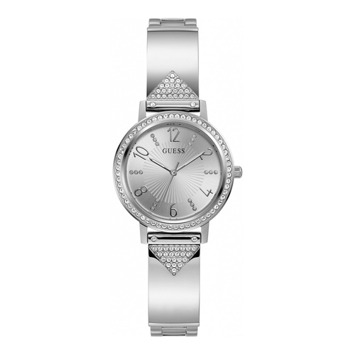 guess tri luxe női óra, ezüst