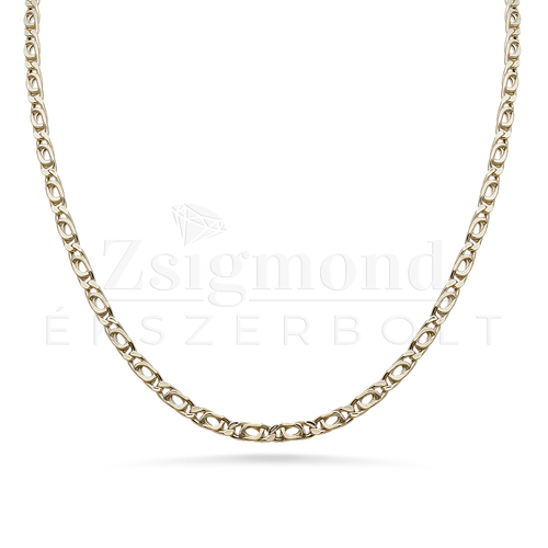 14 karátos arany férfi Charles lánc - 55 cm / 3,5 mm (AU14437)