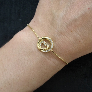 Guess Iconique JUBB05527JWYGL női karkötő