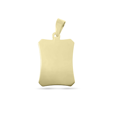 14 karátos arany gravírozható medál (AU14523)