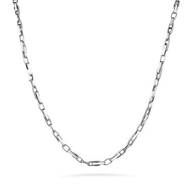 14 karátos fehérarany férfi nyaklánc