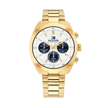 divatos, arany színű férfi tommy hilfiger óra