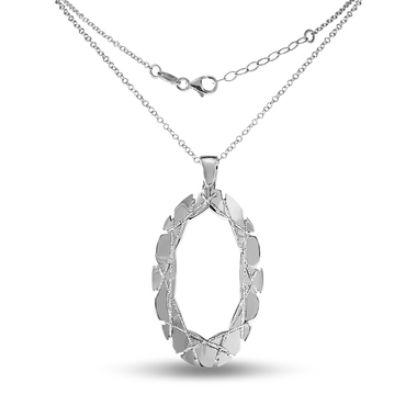 Ezüst nyaklánc medállal - 45cm / 1,5 mm (AG7981)