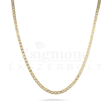 14 karátos arany Gucci-fazonú férfi nyaklánc - 50 cm / 3,5 mm (AU13992)