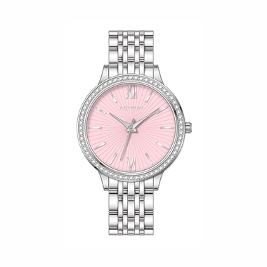rózsaszín számlapos női astron óra, 8064-6