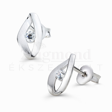 925 ezüst cirkónia köves fülbevaló