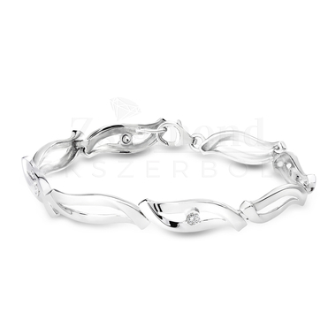 925 ezüst köves női karkötő