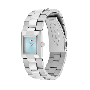 divatos, világoskék számlap