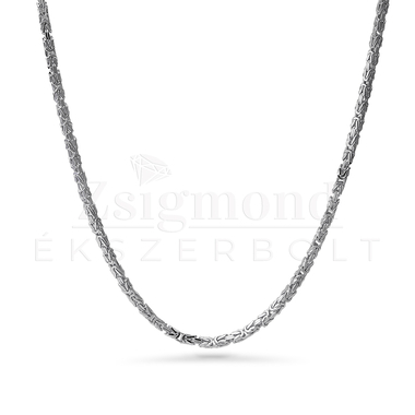 Ezüst királylánc szögletes - 55 cm / 3 x 3 mm (AG28209)