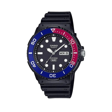 fekete gumi szíjas, sportos casio óra