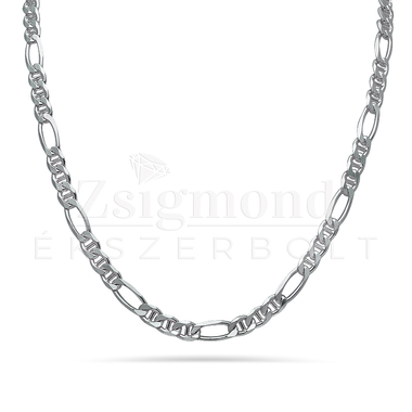 Ezüst férfi tömör Figarucci nyaklánc - 55 cm / 5 mm (AG29354)