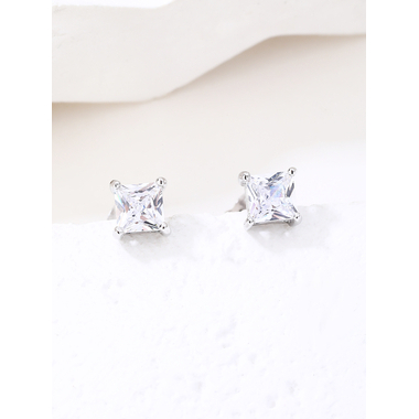 Ezüst fülbevaló - 5 x 5 mm (AG30354)