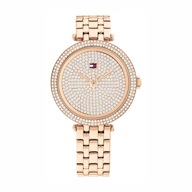 tommy hilfilger rose gold színű női óra