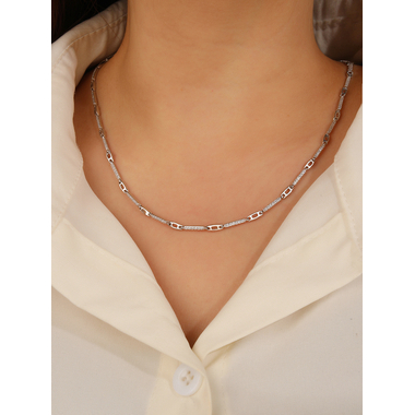 Ezüst nyaklánc - 45-48 cm / 2,5 mm (AG29728)