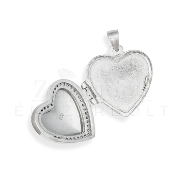 Ezüst nyitható szív medál (AG29200)