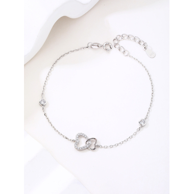 Ezüst karkötő - 17,5-20 cm (AG30344) - BR-DS0016