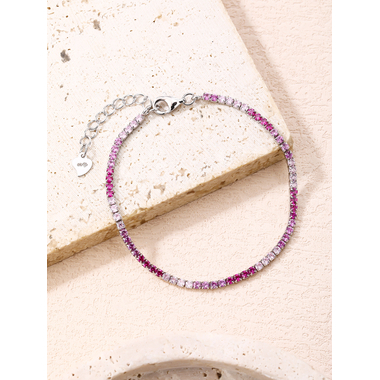 Ezüst karkötő  - 16,5-19,5 cm / 2 mm (AG29763)