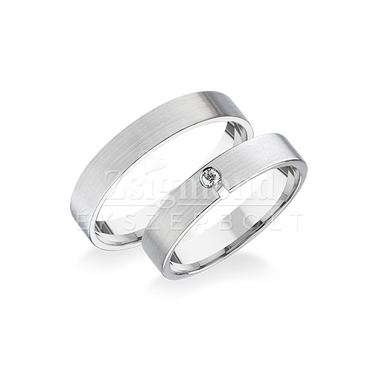 14 karátos fehérarany karikagyűrű RA405F