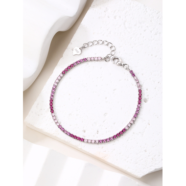 Ezüst karkötő  - 16,5-19,5 cm / 2 mm (AG29763)