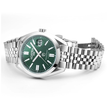 zöld számlapos svájci óra