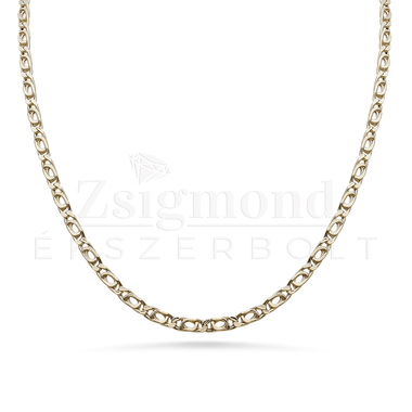 14 karátos arany férfi Charles lánc - 55 cm / 3,5 mm (AU14437)